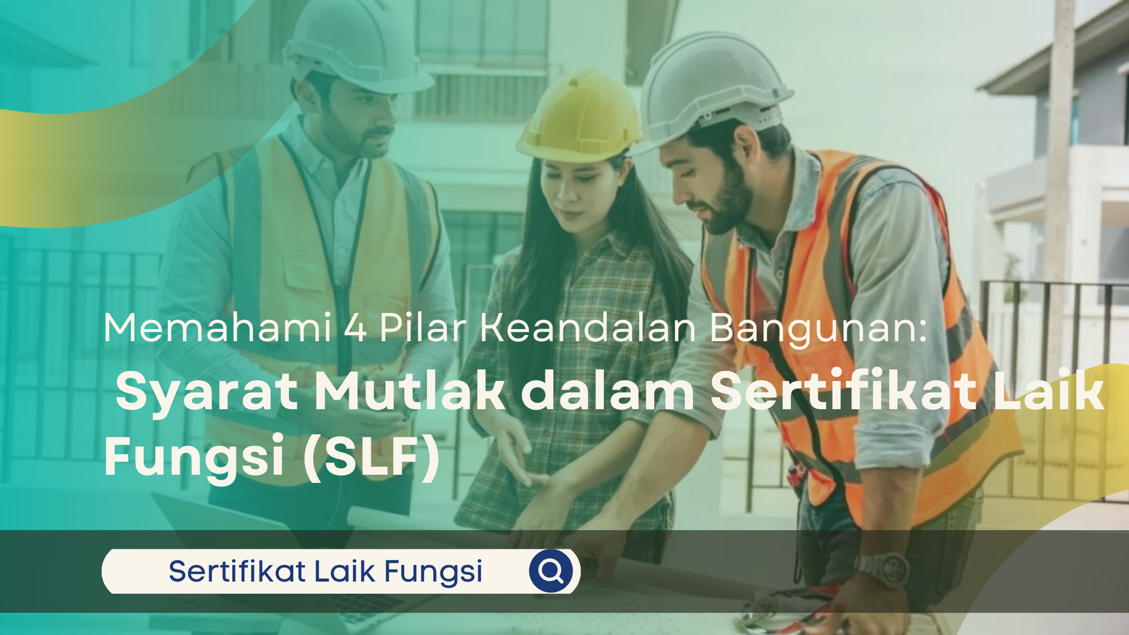 Tim konsultan Jasa SLF Depok berdiskusi mengenai 4 pilar keandalan bangunan sebagai syarat mutlak Sertifikat Laik Fungsi (SLF)