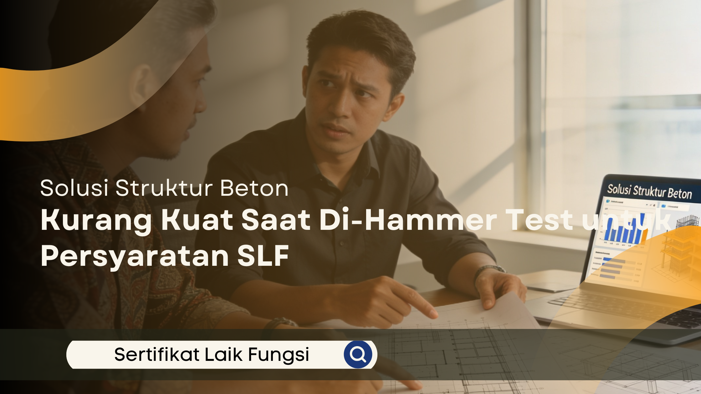 Solusi Struktur Beton Kurang Kuat Saat Di-Hammer Test untuk Persyaratan SLF